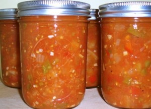 tomato peach salsa