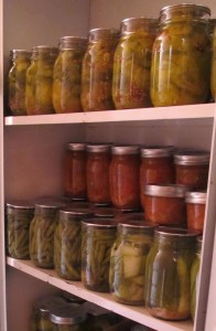 Canning cabinet
